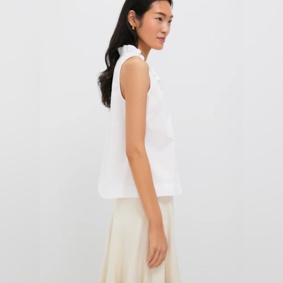 Tuckernuck POMANDER PLACE White Veronica Top in White Size Small - Picture 2 of 10